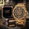 Argentina FC AFA World Cup 2026 Gold Diamond Watch Argentina FC AFA World Cup 2026 Gold Diamond Watch