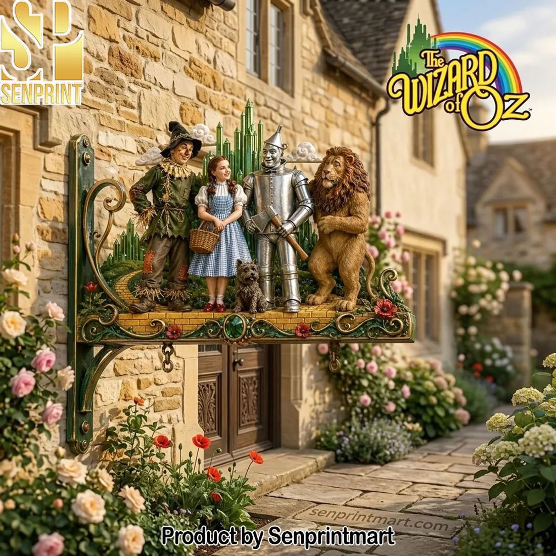 The Wizard of Oz Dorothy & Friends Decorative Welcome Sign