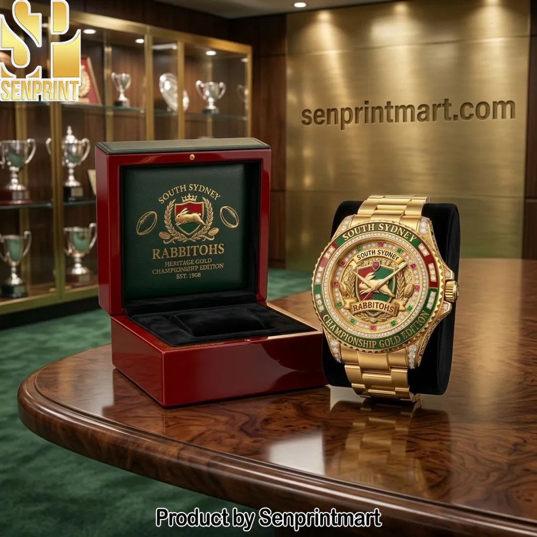South Sydney Rabbitohs Heritage Gold Championship Edition Watch