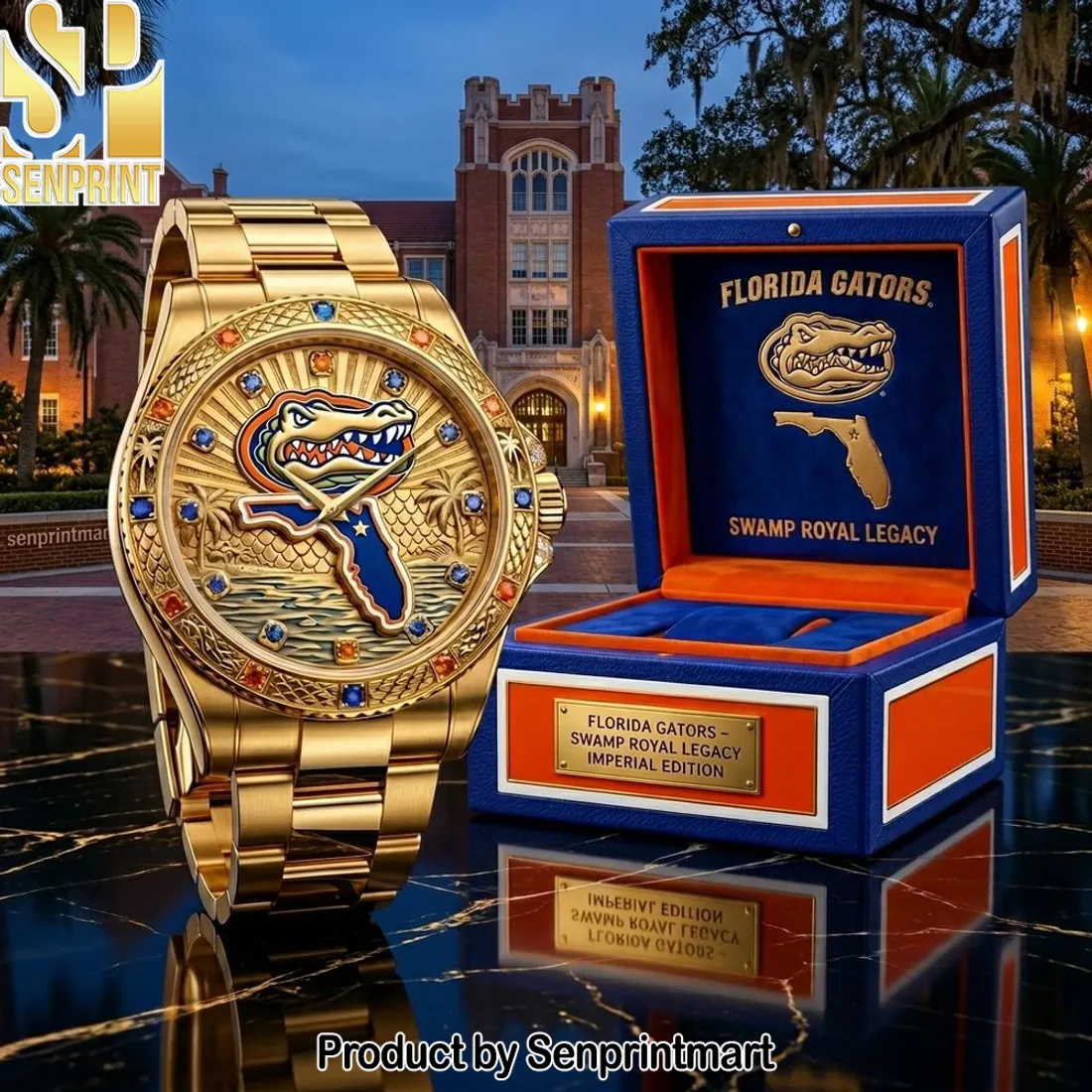 Florida Gators Swamp Royal Legacy Imperial Edition Gold Watch