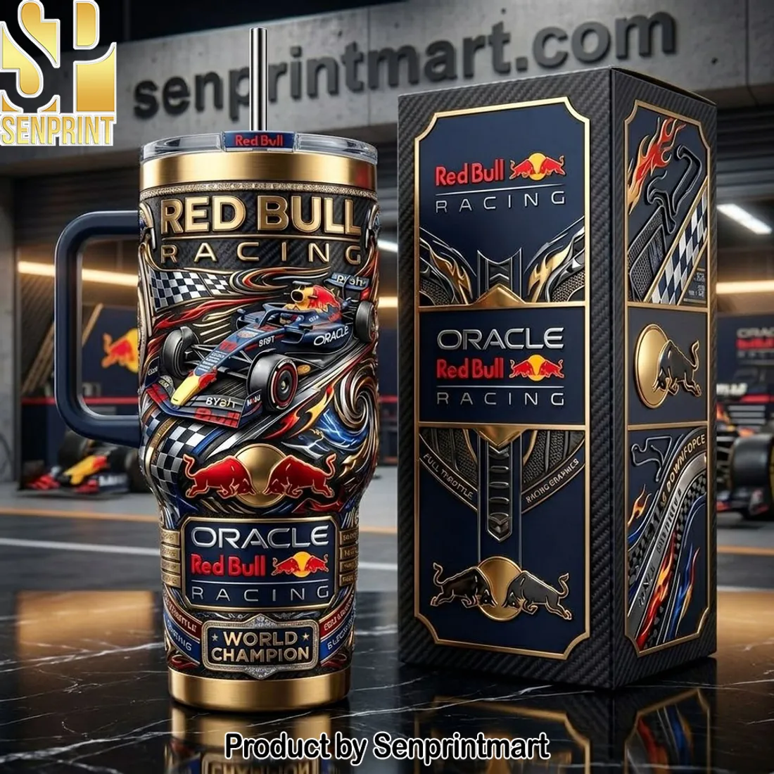 Oracle Red Bull Racing World Champion F1 Tumbler With Handle