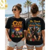 Ozzy Osbourne The Beach Is My Happy Place Funny Summer Tropical Skull Graphic T-Shirt