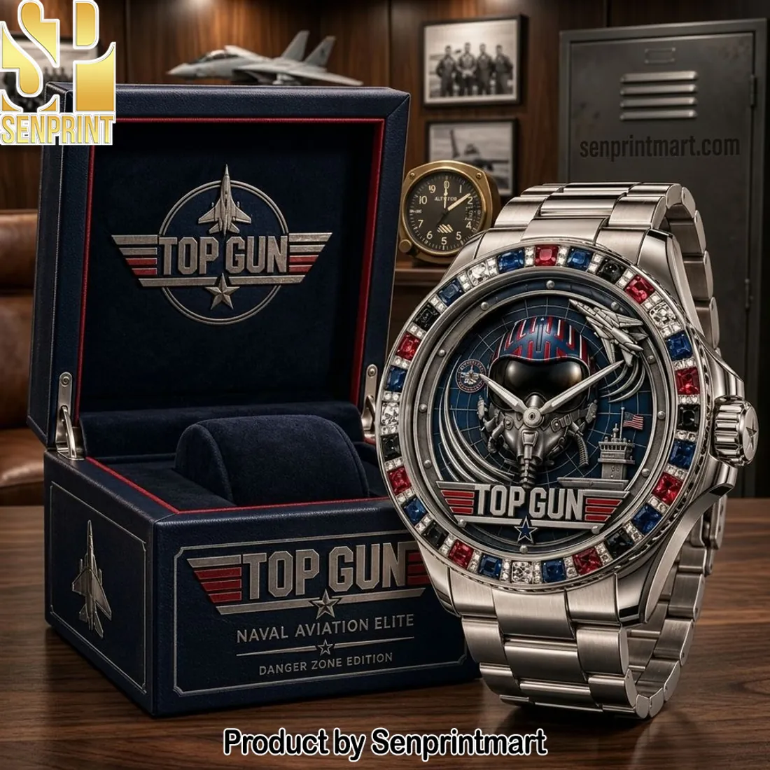 Top Gun Danger Zone Edition Premium Stainless Steel Watch