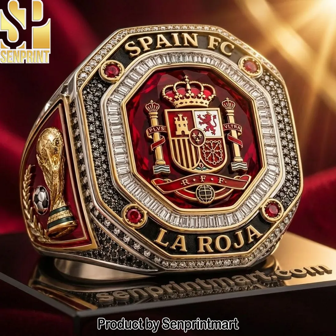 Spain FC World Cup Luxury Championship Ring