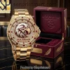 Belgium FC World Cup 2026 Gold Luxury Diamond Watch Belgium FC World Cup 2026 Gold Luxury Diamond Watch