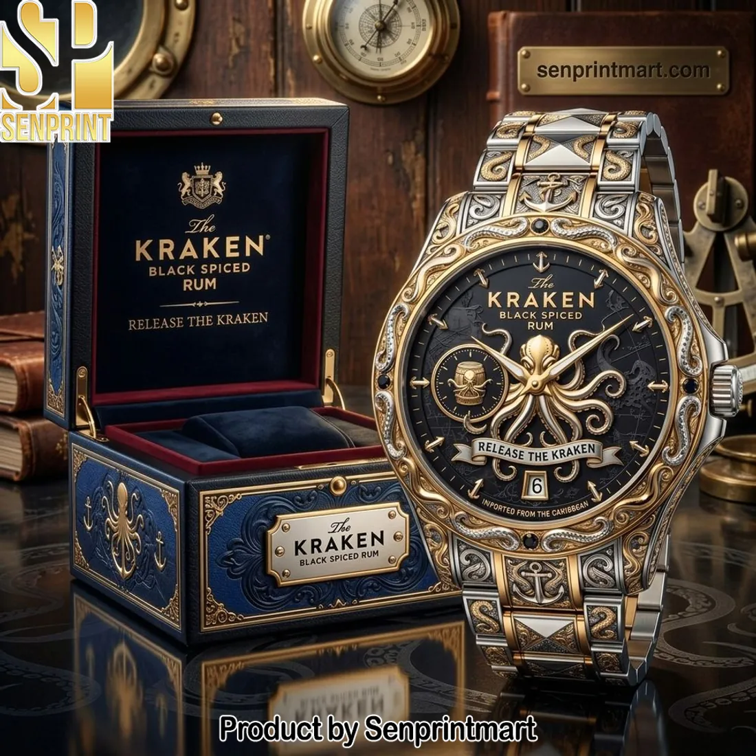 The Kraken Black Spiced Rum “Release The Kraken” Luxury Watch