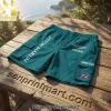 Personalized Aston Martin Since 1913 British Flag Teal Men's Cargo Shorts