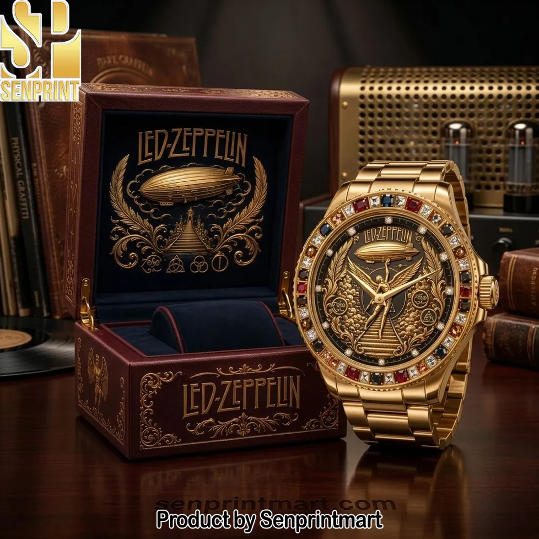 Led Zeppelin Gold Plated Luxury Collector’s Edition Watch