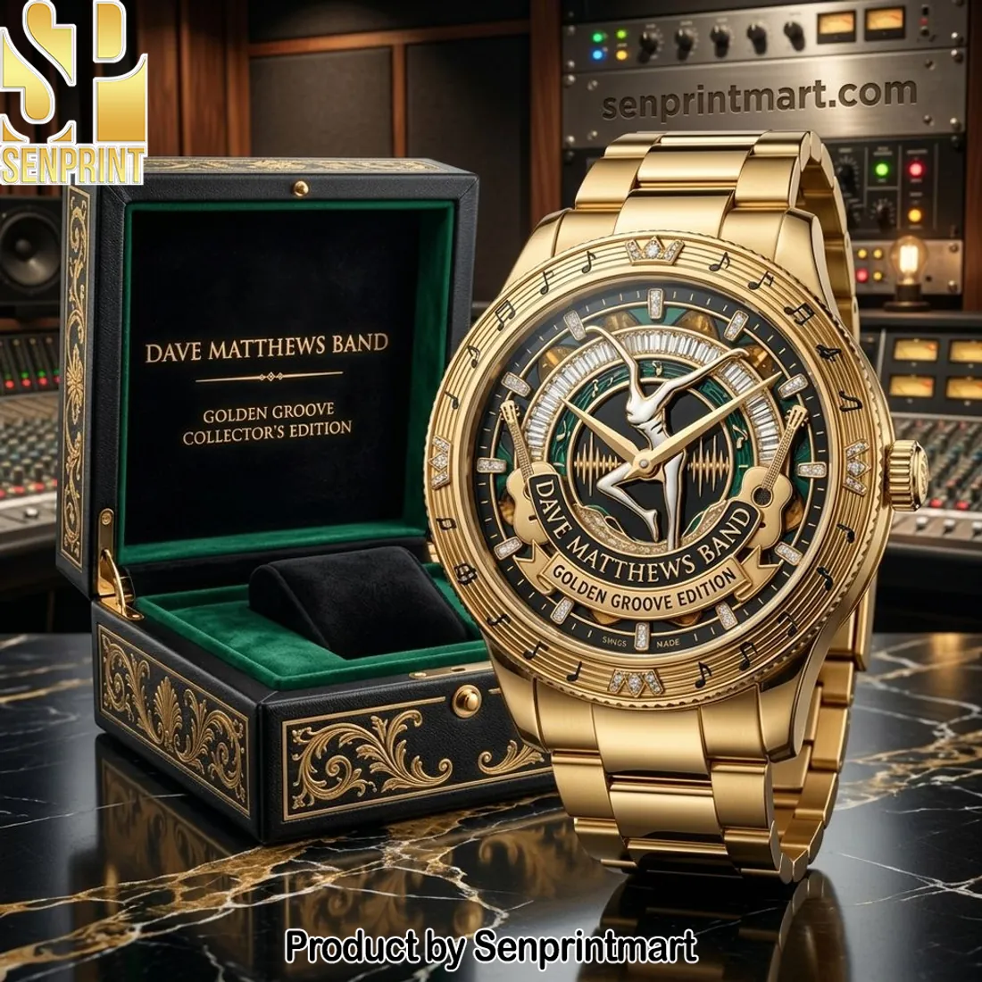 Dave Matthews Band Golden Groove Collector’s Edition Gold Watch