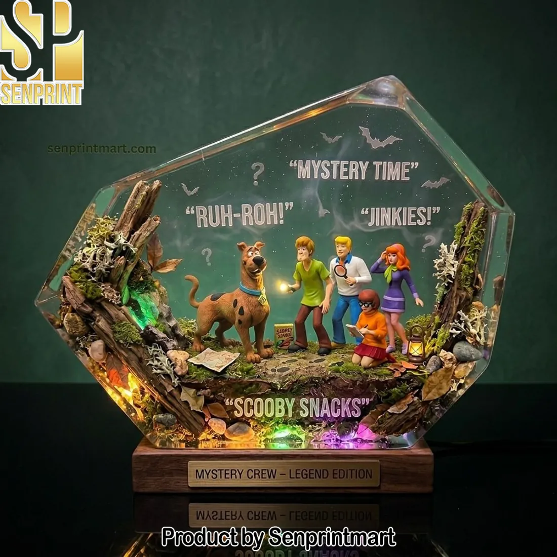Scooby-Doo Mystery Crew Legend Edition LED Diorama Lamp