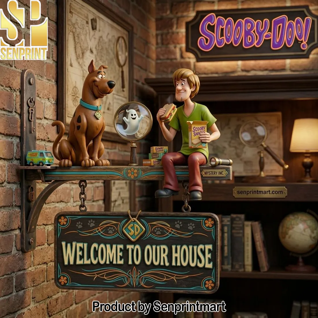 Scooby-Doo Shaggy 3D Welcome To Our House Collectible Diorama