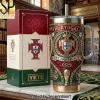 AS Roma “La Magica” Gold 3D Embossed Tumbler With Handle AS Roma “La Magica” Gold 3D Embossed Tumbler With Handle