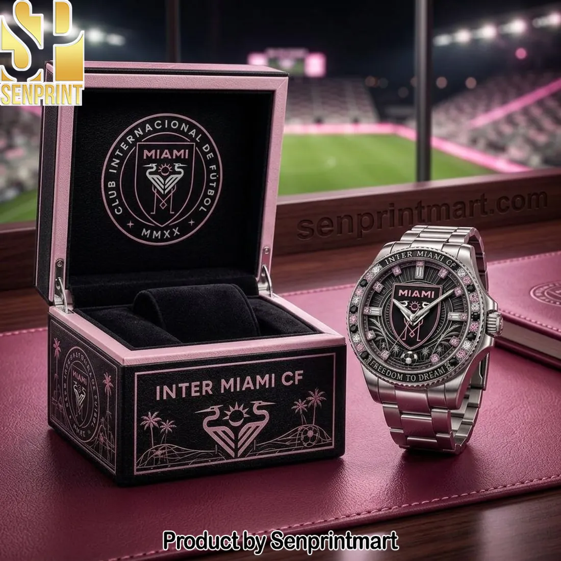 Inter Miami CF Freedom to Dream Luxury Stainless Steel Watch