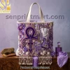 Margaritaville Island Time Tropical Parrot Beaded Print Tote Bag Margaritaville Island Time Tropical Parrot Beaded Print Tote Bag