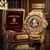 Aston Martin Aramco F1 Team Luxury Gold Two Tone Stainless Steel Watch Aston Martin Aramco F1 Team Luxury Gold Two Tone Stainless Steel Watch