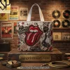 TMNT Turtle Power Retro Beaded Embellished Tote Bag