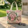 TMNT Turtle Power Retro Beaded Embellished Tote Bag