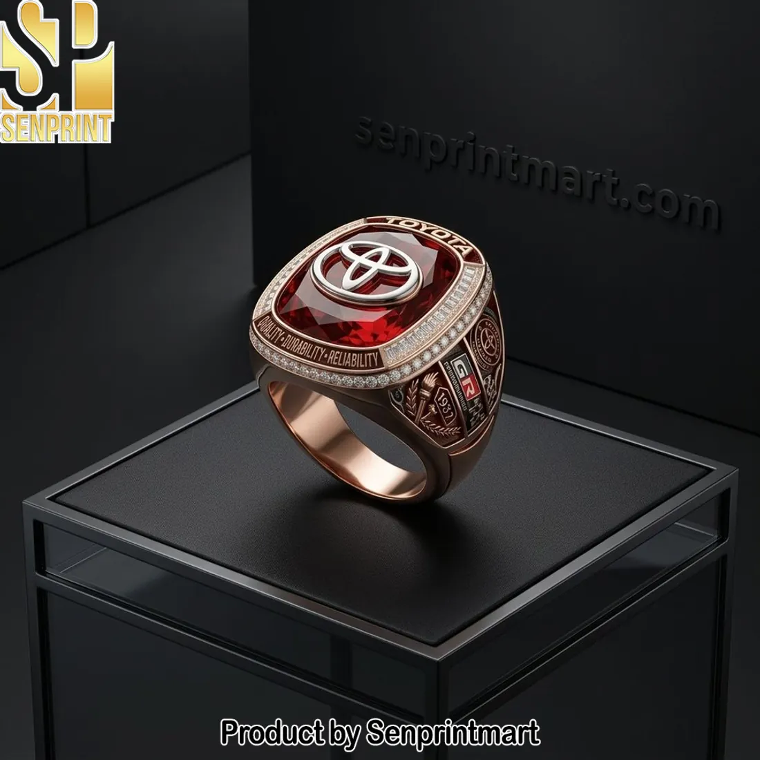 Toyota 1937 Commemorative Rose Gold Championship Ring