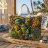 Blink-182 Summer Vacation Beaded Embellished Canvas Tote Bag Blink-182 Summer Vacation Beaded Embellished Canvas Tote Bag