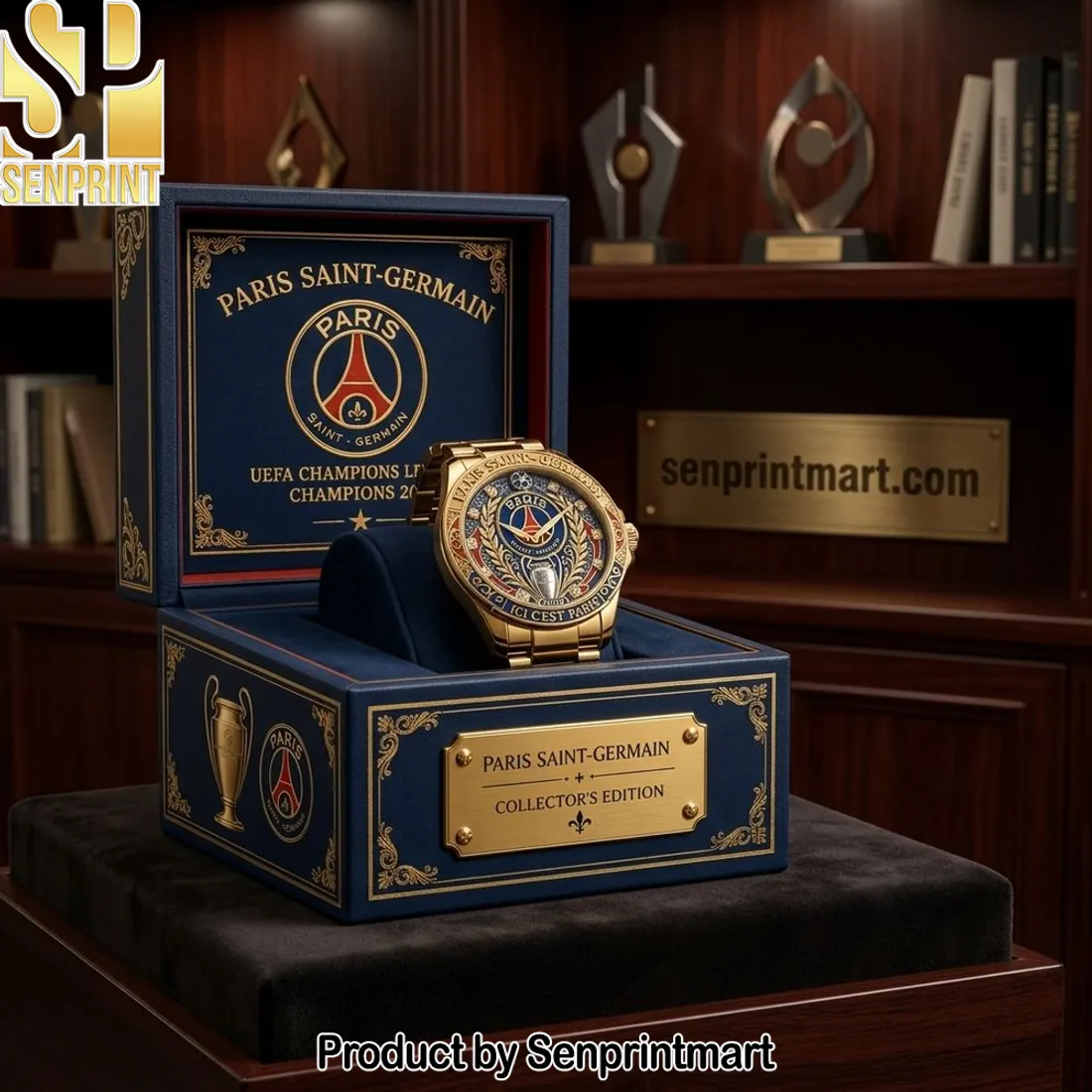 Paris Saint-Germain Gold Collector’s Edition UEFA Champions League Watch