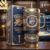 San Antonio Spurs Dynasty Legacy Champions Gold and Silver 40oz Tumbler With Handle San Antonio Spurs Dynasty Legacy Champions Gold and Silver 40oz Tumbler With Handle