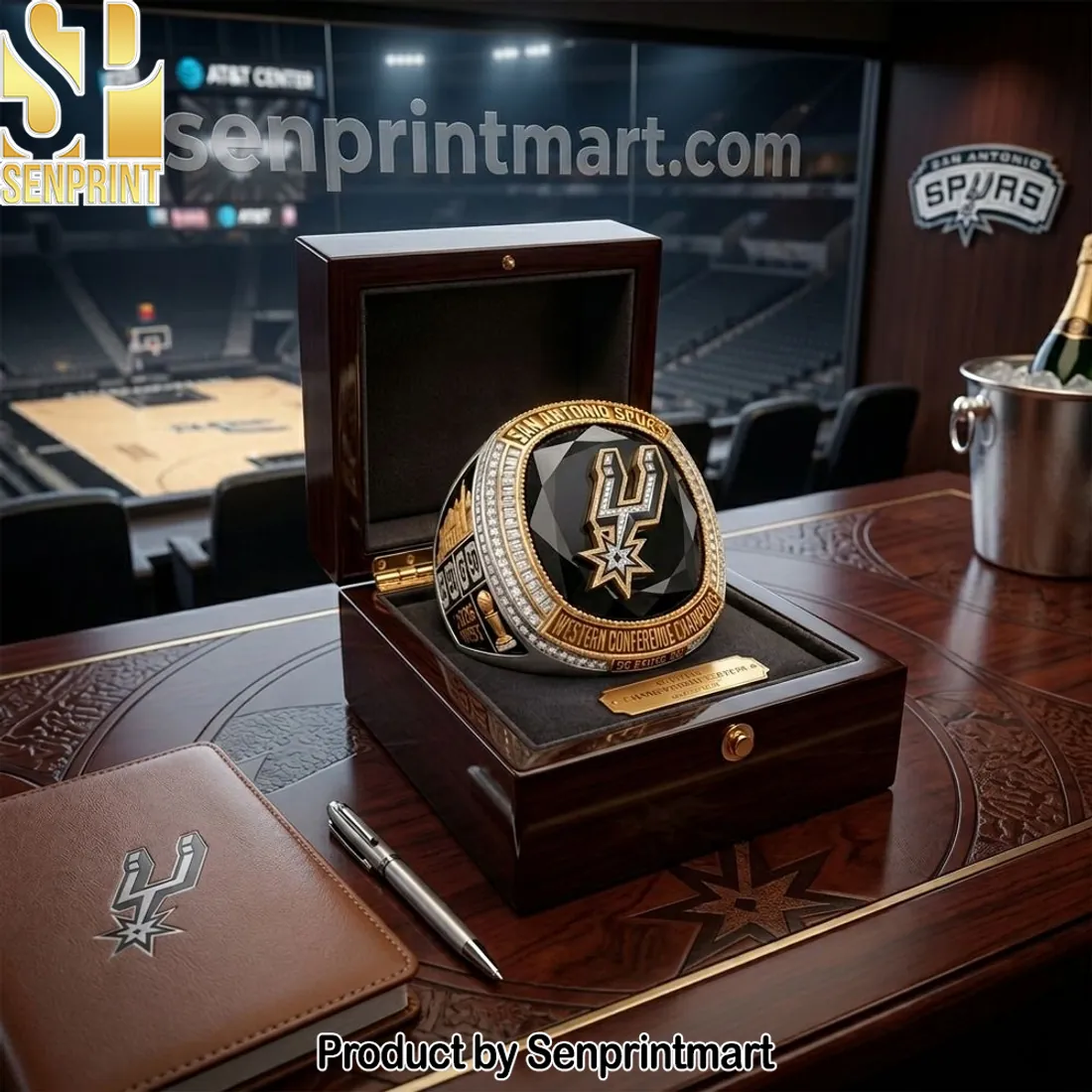 San Antonio Spurs Western Conference Champions Commemorative Replica Ring