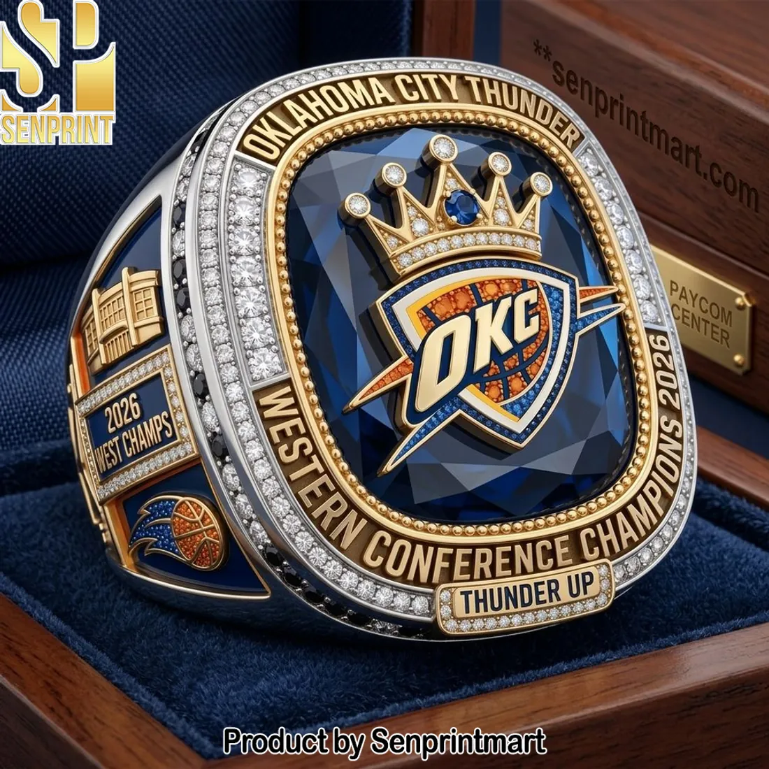 Oklahoma City Thunder 2026 Western Conference Champions Commemorative Ring
