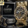Arsenal FC Champions of Europe 2026 Collector’s Edition Luxury Gold Stainless Steel Watch Arsenal FC Champions of Europe 2026 Collector’s Edition Luxury Gold Stainless Steel Watch