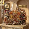 Emerald City Wizard of Oz Embroidered Luxury Tote Bag