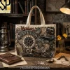 Sewing Stitched With Love Pearl Embellished Tote Bag