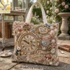 Taylor Swift Lover Era Pink Beaded Embellished Tote Bag Taylor Swift Lover Era Pink Beaded Embellished Tote Bag