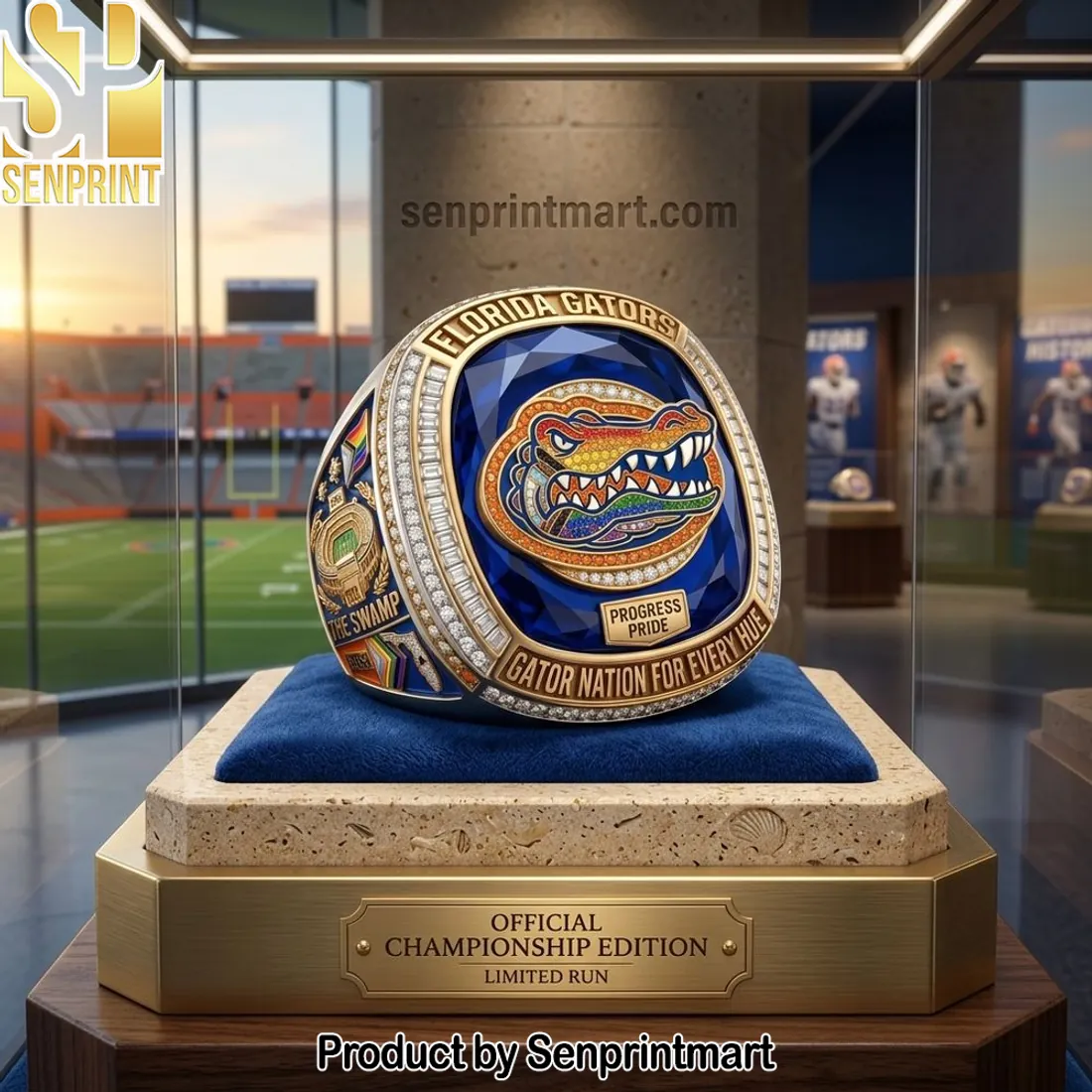 Florida Gators Official Championship Edition Progress Pride Ring