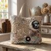 Bluey For Real Life Beaded Summer Beach Canvas Tote Bag Bluey For Real Life Beaded Summer Beach Canvas Tote Bag