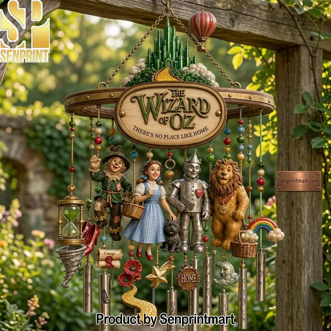 The Wizard of Oz There’s No Place Like Home Collectible Wind Chime