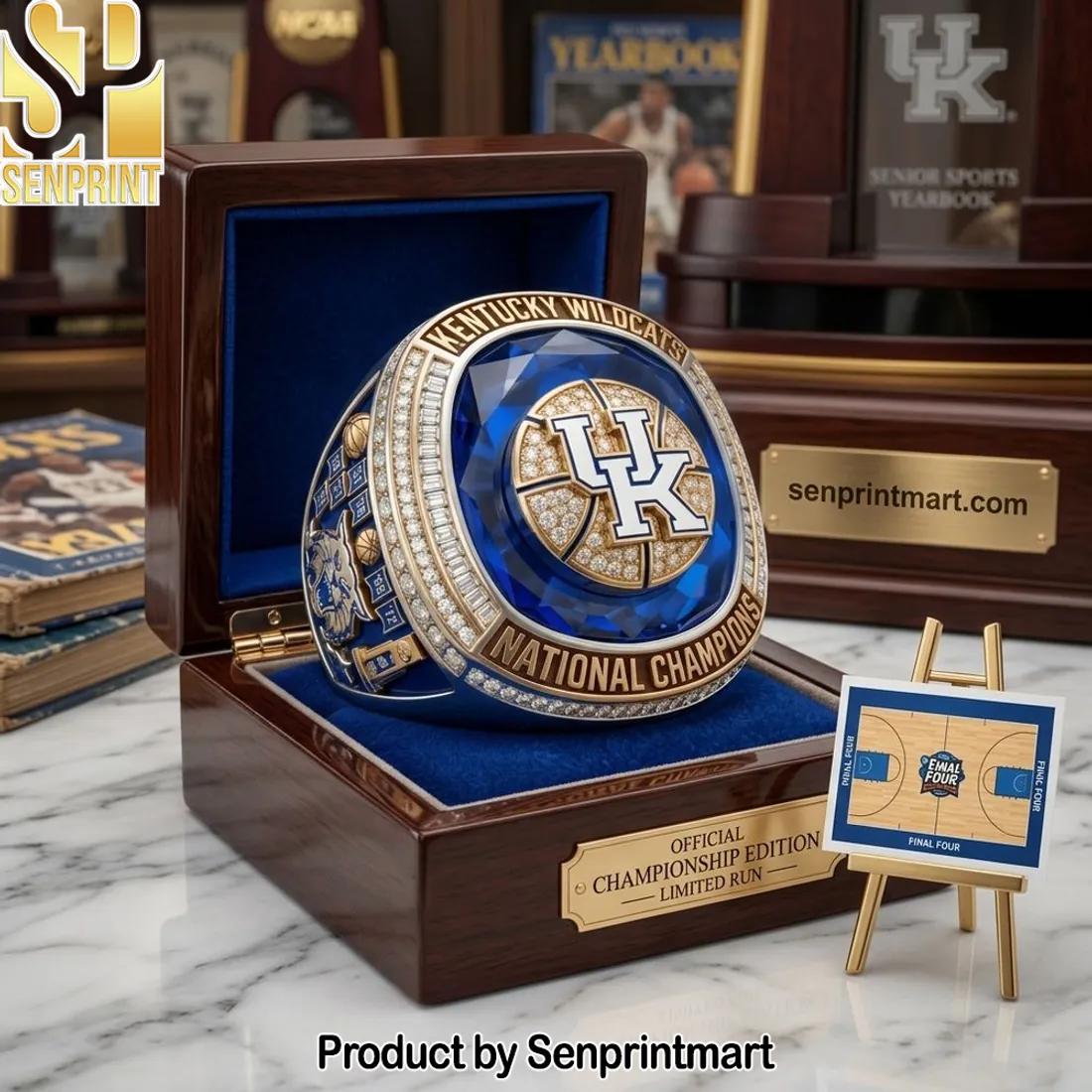 Kentucky Wildcats National Champions Premium Commemorative Replica Ring