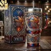Christ Is King Forged In Faith Ornate Divine 40oz Tumbler With Handle Christ Is King Forged In Faith Ornate Divine 40oz Tumbler With Handle