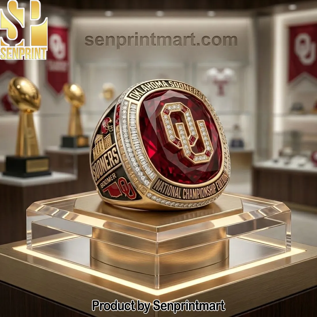 Oklahoma Sooners National Championship Edition Commemorative Ring