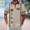 Iron Maiden The Trooper Eddie Heavy Metal Band Vintage Graphic Short Sleeve Hawaiian Shirt