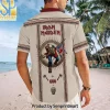 Iron Maiden The Trooper Eddie Heavy Metal Band Vintage Graphic Short Sleeve Hawaiian Shirt