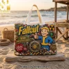 Mister Softee Ice Cream Stand on Wheels Beaded Summer Tote Bag