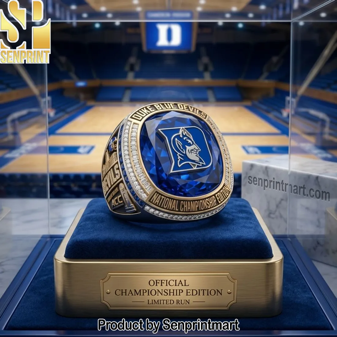 Duke Blue Devils Official National Championship Edition Ring