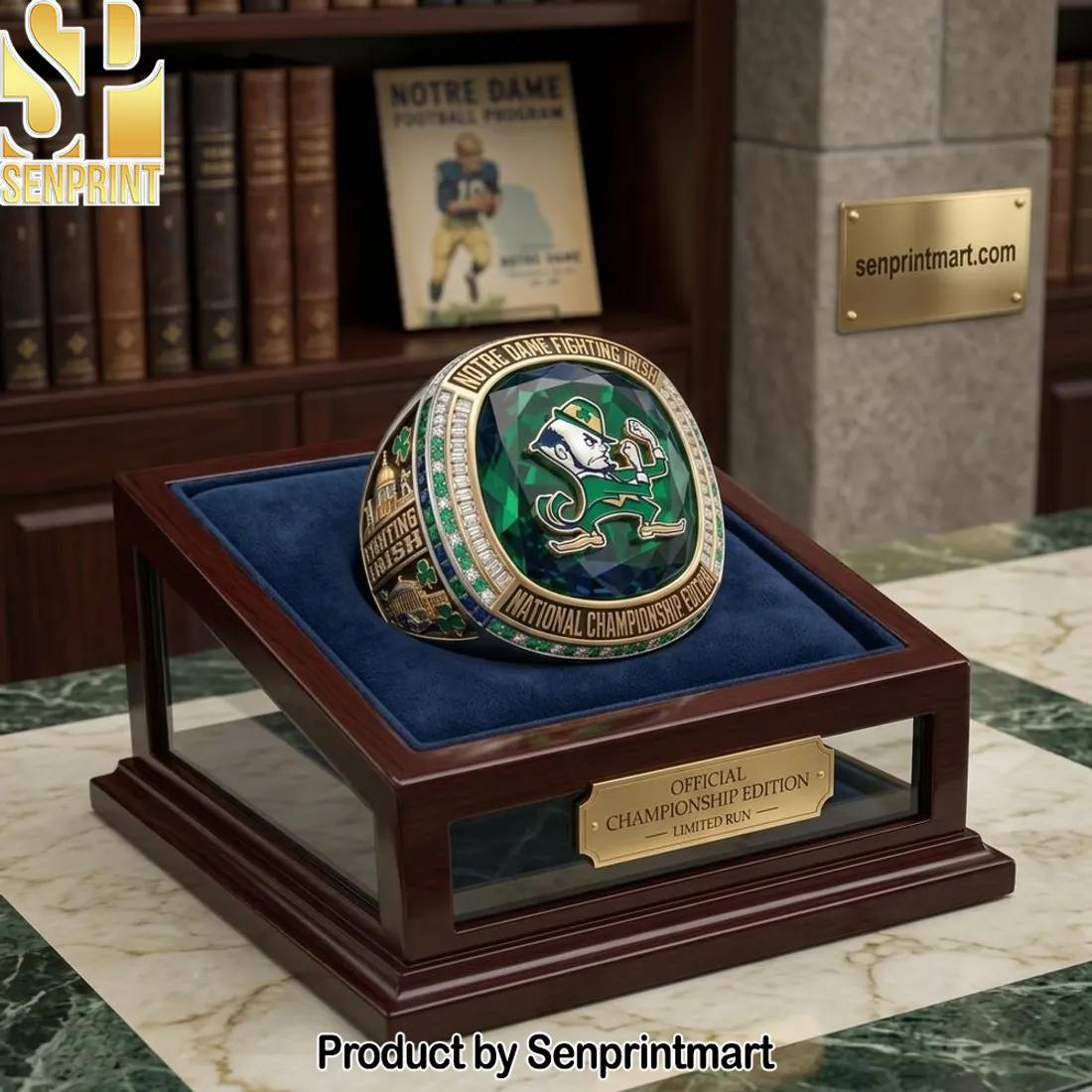 Notre Dame Fighting Irish Premium Championship Style Commemorative Ring