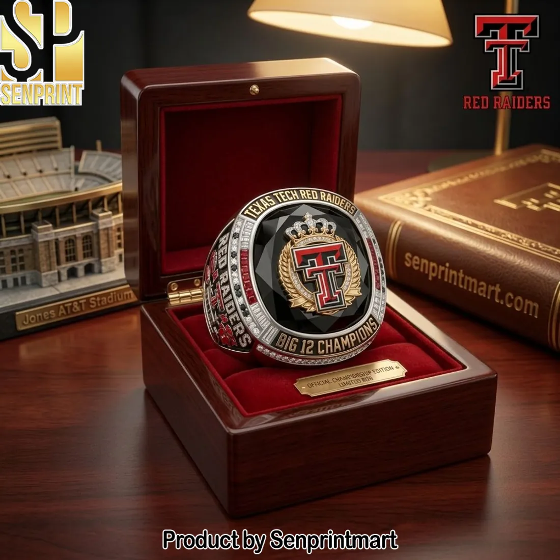 Texas Tech Red Raiders Big 12 Champions Commemorative Ring