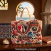 Indiana Hoosiers Game Day Embroidered Beaded Tote Bag Indiana Hoosiers Game Day Embroidered Beaded Tote Bag