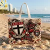 Chivas Guadalajara Rojiblancos Luxury Beaded Pearl Tote Bag Chivas Guadalajara Rojiblancos Luxury Beaded Pearl Tote Bag
