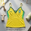 France FFF Nike Dark Blue Striped Athletic Cami Top France FFF Nike Dark Blue Striped Athletic Cami Top