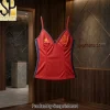 Portugal National Football Team Women’s Red V-Neck Jersey Cami Top Portugal National Football Team Women’s Red V-Neck Jersey Cami Top