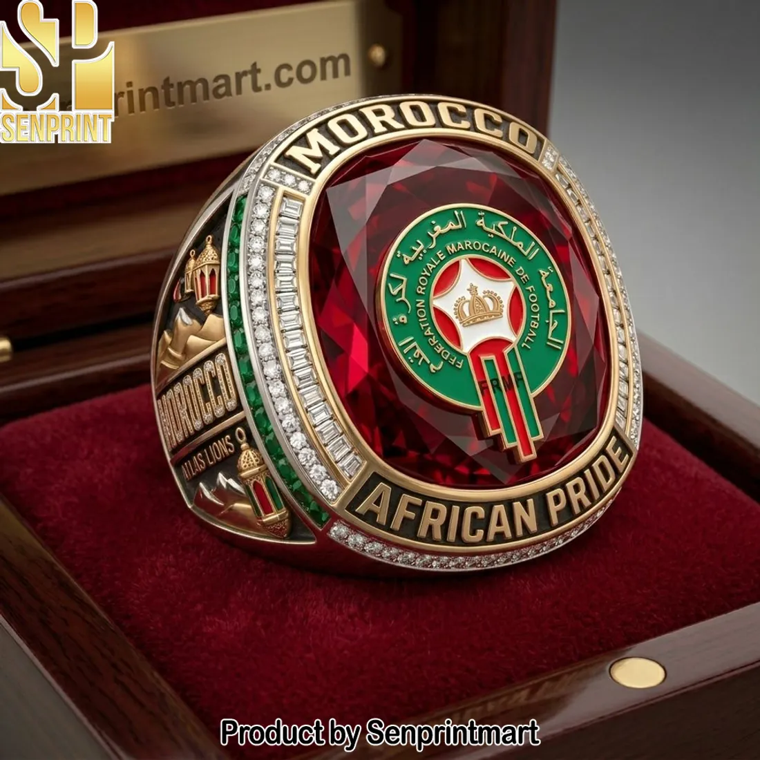 Morocco Atlas Lions African Pride Commemorative Championship Ring