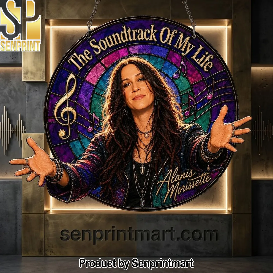 Alanis Morissette The Soundtrack Of My Life Stained Glass Suncatcher