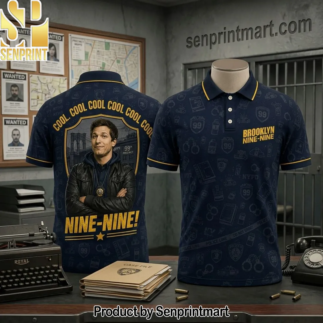 Brooklyn Nine-Nine Jake Peralta Cool Cool Cool 3D Print Polo Shirt